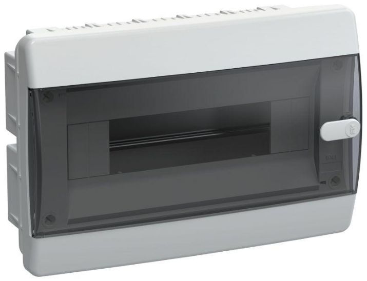 Изображение Корпус пластиковый ЩРВ-П-12 IP41 черн. прозр. дверь UNION Compact IEK UIC-KP12-V-12-41-K01