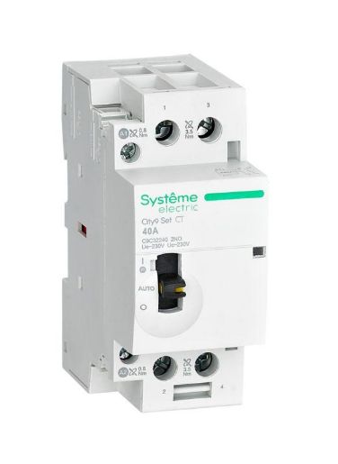 Изображение Контактор 2п City9 Set 2НО 40А AC 230В-230В SE C9C32240