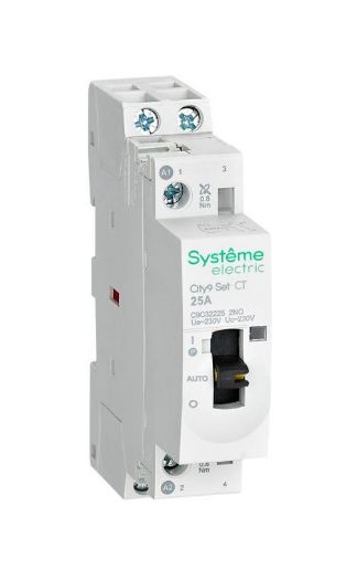 Изображение Контактор 2п City9 Set 2НО 25А AC 230В-230В SE C9C32225