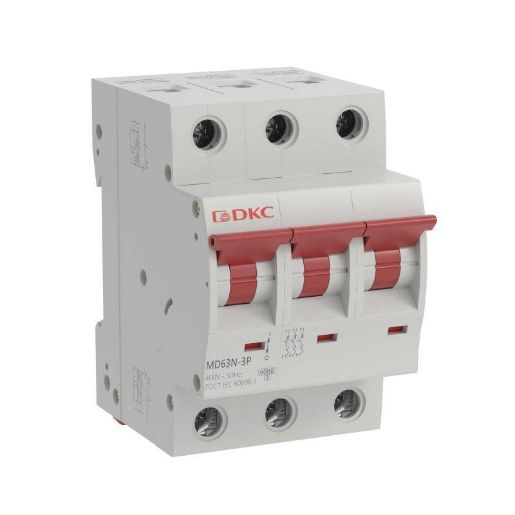 Изображение Выключатель автоматический модульный 3п C 50А 6кА MD63N YON MD63N-3PC50
