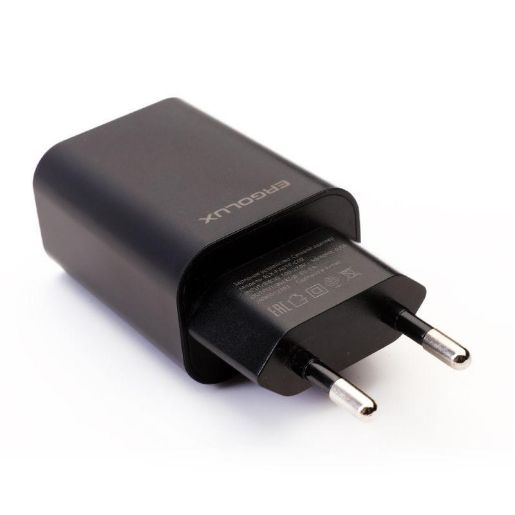 Изображение Адаптер сетевой ELX-РA01P-C02 ПРОМО 1USB 100-220В 5в/2А пакет черн. ERGOLUX 15107