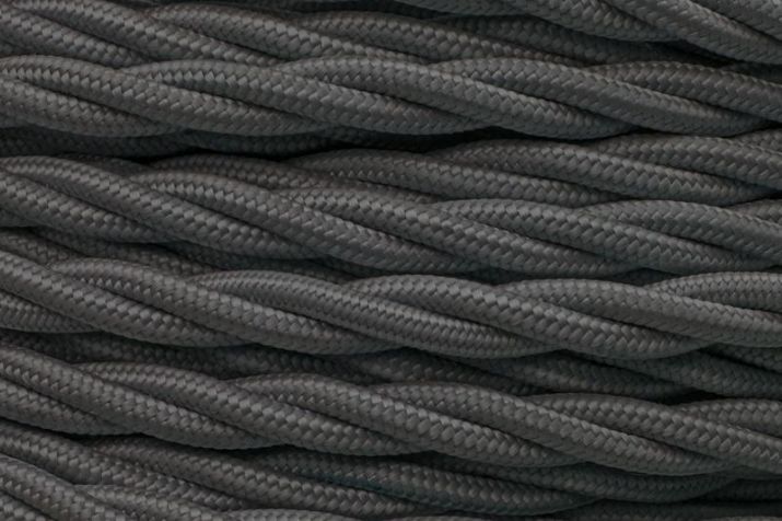 Изображение Провод 2х1.5 Графит матов. (уп.150м) Bironi B1-424-713-150