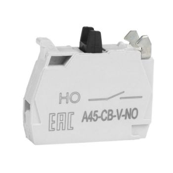 Изображение Блок контактный OptiSignal D22 A45-CB-V-NO 1НО винтовой зажим ZBE101 КЭАЗ 332200