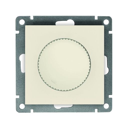 Изображение Светорегулятор СП Афина 500Вт механизм сл. кость (ivory) Universal A0101-I