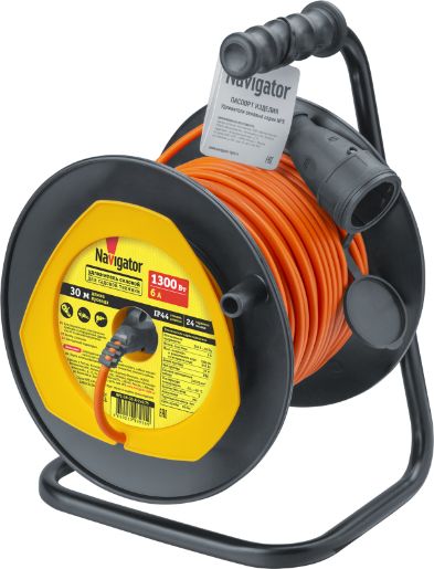 Изображение Удлинитель 30м без заземл. 93 915 NPE-LM-30-X-2x0.75 для сад. техн. NAVIGATOR 93915