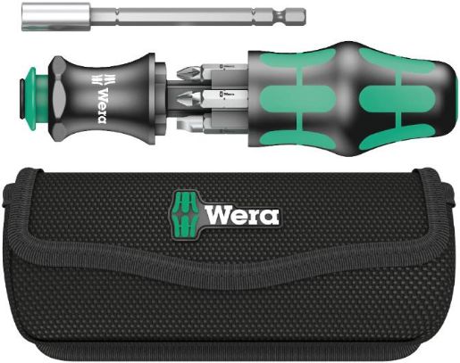 Изображение Набор бит с отверткой-битодержателем Kraftform Kompakt 28 6 предметов Wera WE-134491