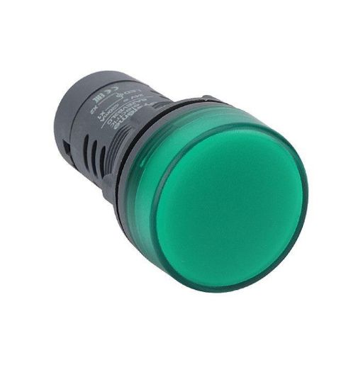 Изображение Лампа светосигнальная SB7 d22мм 230В AC зел. моноблочная SE SB7EV03MP