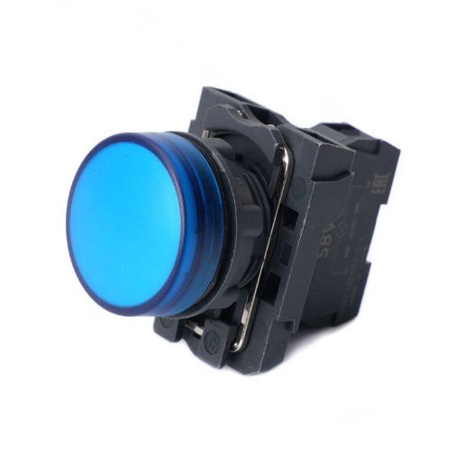 Изображение Лампа светосигнальная SB5 d22мм 230-240В AC син. в сборе SE SB5AVM6