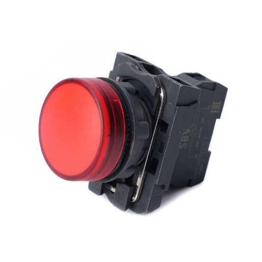 Изображение Лампа светосигнальная SB5 d22мм 230-240В AC красн. в сборе SE SB5AVM4