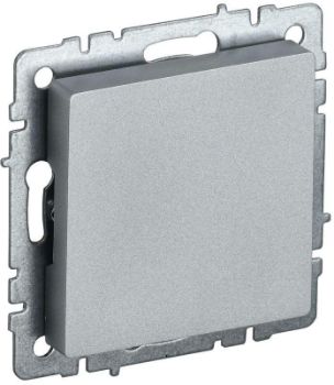 Изображение Заглушка c суппортом BRITE МЗ10-БрА механизм алюм. IEK BR-PL10-K47