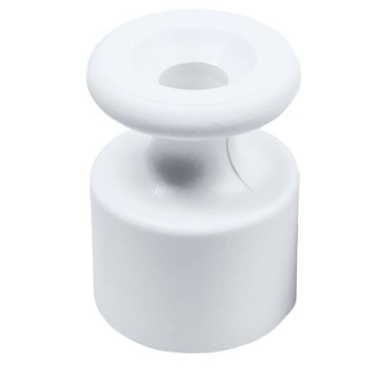 Изображение Изолятор ОП пластик бел. (уп.100шт) Bironi R1-551-21-100