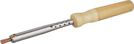 Изображение Паяльник 90 198 OSE-Pes05-100W-CP дерево; клин прямой ОНЛАЙТ 90198