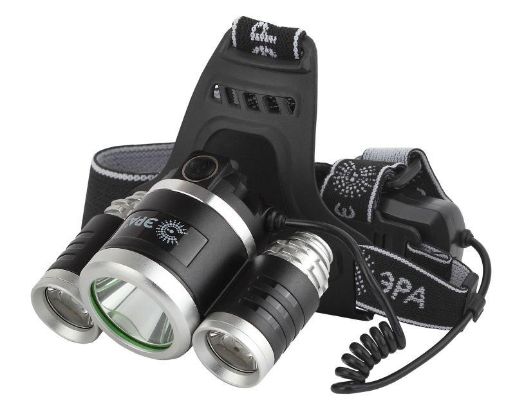 Изображение Фонарь аккумуляторный налобный GA-809 8Вт 3SMD CREE High Power Headlamp алюм. Эра Б0056111