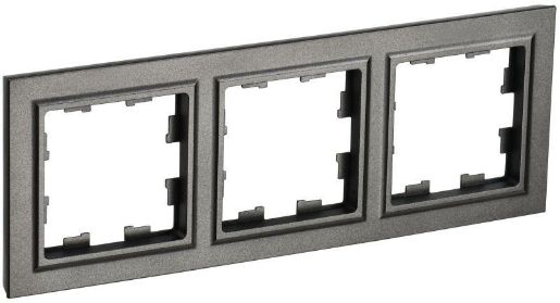 Изображение Рамка 3-м BRITE РУ-3-БрТБ бронза IEK BR-M32-K45