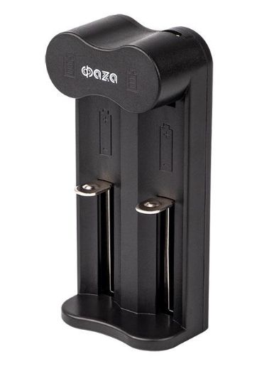 Изображение Устройство зарядное L-71USB 2х500мА Li-ion (16340/17650/18650/26650/20700 и др.) 4.2В DC USB-MicroUSB в компл. ФАZА 5032385
