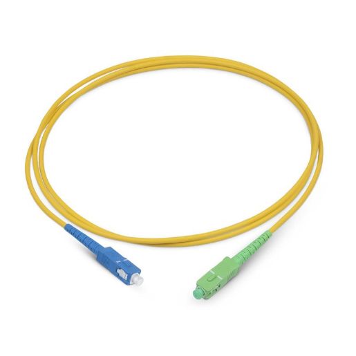 Изображение Шнур оптический FOP(s)-9-SC/APC-SC/UPC-2m simplex SC/APC-SC/UPC 9/125 sm 2м LSZH Cabeus 8153c