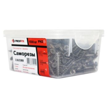 Изображение Саморез усиленный гипсокартон-дерево 3.8х35 (TWN) (контейнер) (уп.500шт) Tech-Krep PRO/Zitar 146431