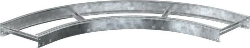 Изображение Угол для лотка 90град. 200х55 R600 LESTA HDZ IEK CPG05-4-90-055-200-HDZ