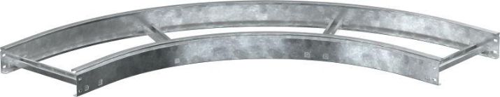 Изображение Угол для лотка 90град. 200х55 R600 LESTA HDZ IEK CPG05-4-90-055-200-HDZ
