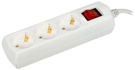 Изображение Удлинитель 3х7м с заземл. 10А IP20 У03В 2P+PE 250В 3х1 GENERICA WYP10-10-03-07-ZK-G