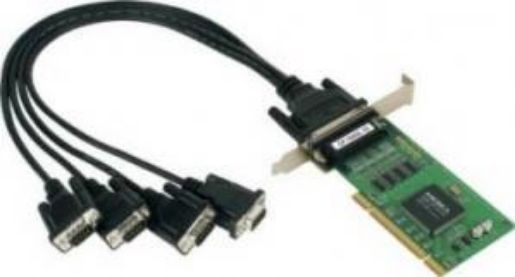 Изображение Плата мультипортовая для шины Universal PCI (с поддержкой PCI и PCI-X) CP-104UL-DB9M MOXA УТ0030040