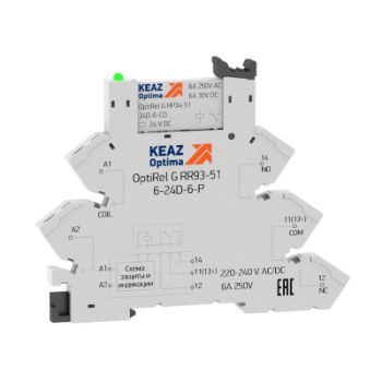 Изображение Модуль релейный OptiRel G RM38-61-24U-6-P-CO КЭАЗ 280992