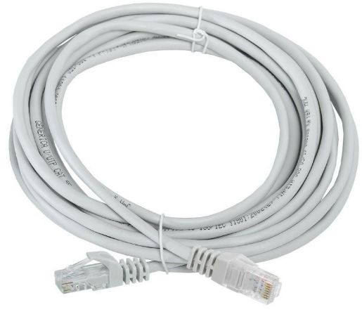 Изображение Патч-корд кат.5E UTP 5м сер. GENERICA PC01-C5EU-5M-G