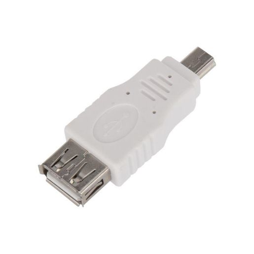 Изображение Переходник USB гнездо USB-A - штекер mini USB блист. Rexant 06-0191-A