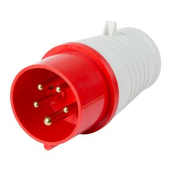 Изображение Вилка 015 переносная 3Р+РЕ+N 16А 380В IP44 Rexant 11-8902