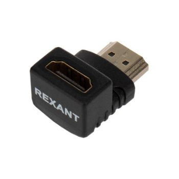 Изображение Переходник аудио гнездо HDMI - штекер HDMI угловой блист. Rexant 06-0176-A