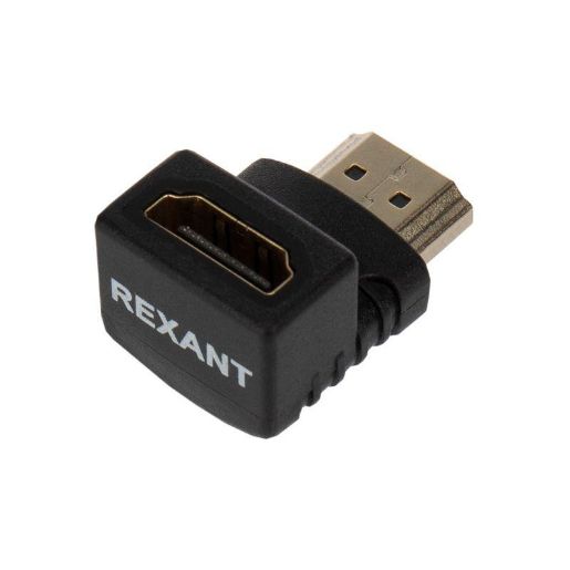 Изображение Переходник аудио гнездо HDMI - штекер HDMI угловой блист. Rexant 06-0176-A
