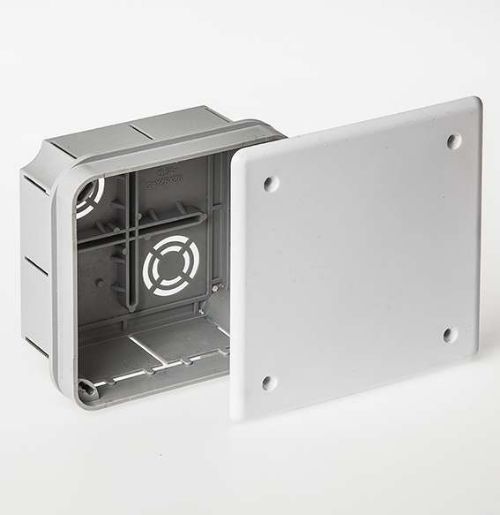 Изображение Коробка распаячная СП 92х92х45мм IP30 уравн. потенциалов Ruvinil 10120УП