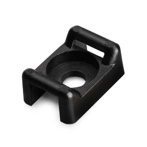 Изображение Площадка монтажная под винт ПМО 22х16 черн. (уп.100шт) Fortisflex 63096