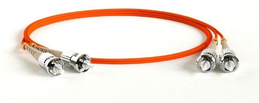 Изображение Патч-корд FC-D2-62-ST/PR-ST/PR-H-2M-LSZH-OR волоконно-оптический (шнур) MM62.5/125 ST-ST 2мм duplex LSZH 2м Hyperline 239536