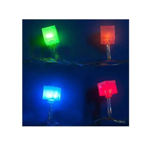 Изображение Гирлянда светодиодная «Кубики» ULD-S0700-050/DTA MULTI IP20 CUBES-1 с контроллером 50LED (дл.7м) Uniel 7932