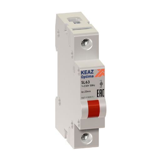 Изображение Лампа сигнальная OptiDin SL63 B 24AC/DC УХЛ3 КЭАЗ 138621