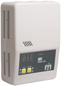 Изображение Стабилизатор напряжения Ecoline 5кВА настен. IEK IVS27-1-05000