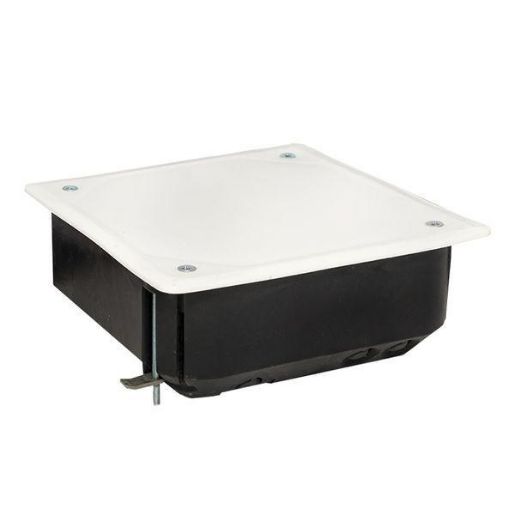 Изображение Коробка распаячная КМП-020-008 для полых стен 115х115х45 полистирол; метал. лапки IP20 черн./бел. EKF plc-kmp-020-008