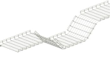 Изображение Лоток проволочный 150х54 L3000 сталь 4.4мм CF BS EZ оцинк. CABLOFIL CM000081