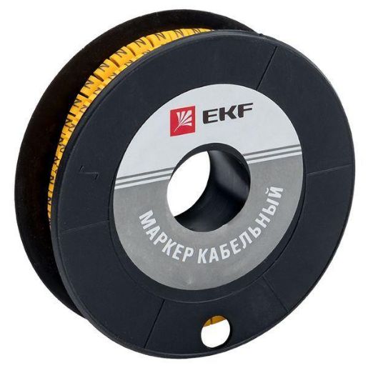 Изображение Маркер каб. 1.5кв.мм "4" (к-1000ед) (ЕС-0) EKF plc-KM-1.5-4