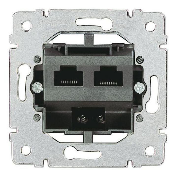 Изображение Розетка компьютерная 2-м Galea Life RJ45 кат.3 PRO21 механизм Leg 775936