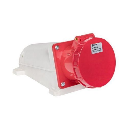 Изображение Розетка наружн. уст. 63А 380В 3P+РЕ+N IP67 (135) EKF ps-135-63-380